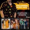 imageHalloween Shirts for Men Funny Spooky Pumpkin Ghost Spider Monster Costume Halloween Short Sleeve Button Down Shirt TopsHalloween Zombie Pumpkin