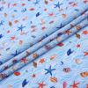 imageLzzidou Fishing Shirts for Men UPF 50 Short Sleeve Button Down Print Hawaiian Camp Shirt with Breathable Back VentBlue Shells Starfish