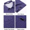 imageLzzidou Fishing Shirts for Men UPF 50 Short Sleeve Button Down Print Hawaiian Camp Shirt with Breathable Back VentNavy Anchor Rudder