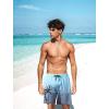 imageLzzidou Men Swim Trunks with Compresssion Liner 7 Inch Inseam Board Shorts Bathing Suit with Zipper PocketsBlue Grey