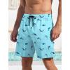 imageLzzidou Men Swim Trunks with Compresssion Liner 7 Inch Inseam Board Shorts Bathing Suit with Zipper PocketsBubble and Fish