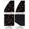 imageLzzidou Men Swim Trunks with Compresssion Liner 7 Inch Inseam Board Shorts Bathing Suit with Zipper PocketsPink Fish