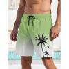 imageLzzidou Men Swim Trunks with Compresssion Liner 7 Inch Inseam Board Shorts Bathing Suit with Zipper PocketsSage White