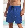 imageLzzidou Men Swim Trunks with Compresssion Liner 7 Inch Inseam Board Shorts Bathing Suit with Zipper PocketsSea World