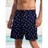imageLzzidou Men Swim Trunks with Compresssion Liner 7 Inch Inseam Board Shorts Bathing Suit with Zipper PocketsTropic