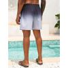 imageLzzidou Men Swim Trunks with Mesh Liner 5 Inch Inseam Board Shorts Quick Dry Bathing SuitBlack Grey