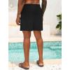 imageLzzidou Men Swim Trunks with Mesh Liner 5 Inch Inseam Board Shorts Quick Dry Bathing SuitBlack Tree