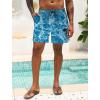 imageLzzidou Men Swim Trunks with Mesh Liner 5 Inch Inseam Board Shorts Quick Dry Bathing SuitJelly Sea