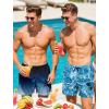 imageLzzidou Men Swim Trunks with Mesh Liner 5 Inch Inseam Board Shorts Quick Dry Bathing SuitJelly Sea