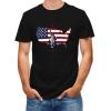 imageLzzidou Mens 4th of July Shirts American Flag Patriotic Shirts Short Sleeve USA Memorial Day Cotton T ShirtsMap and Statue