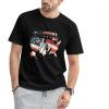 imageLzzidou Mens 4th of July Shirts American Flag Patriotic Shirts Short Sleeve USA Memorial Day Cotton T ShirtsRetro Map