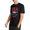 imageLzzidou Mens 4th of July Shirts American Flag Patriotic Shirts Short Sleeve USA Memorial Day Cotton T ShirtsUsa1776