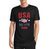 imageLzzidou Mens 4th of July Shirts American Flag Patriotic Shirts Short Sleeve USA Memorial Day Cotton T ShirtsUsa1776
