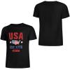 imageLzzidou Mens 4th of July Shirts American Flag Patriotic Shirts Short Sleeve USA Memorial Day Cotton T ShirtsUsa1776