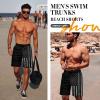 imageLzzidou Mens American Flag Swim Trunks USA 4th of July Patriotic Board Shorts Quick Dry Lined Beach ShortsPatrioticblack