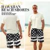 imageLzzidou Mens American Flag Swim Trunks USA 4th of July Patriotic Board Shorts Quick Dry Lined Beach ShortsPatrioticwhite Black