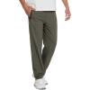 imageLzzidou Mens Lightweight Joggers with Zipper Pockets Drawstring Elastic Waistband Sweatpants Running Hiking Athletic CasualSage Green