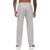 imageLzzidou Mens Sweatpants with Zipper Pockets Lightweight Hiking Travel Pants QuickDry Stretch Athletic PantsGrey