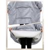 imageLzzidou Oversized Blanket Hoodie for Women Two Layers Cozy Flannel Sherpa Wearable Blanket Sweatshirt AdultLight Grey
