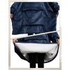 imageLzzidou Oversized Blanket Hoodie for Women Two Layers Cozy Flannel Sherpa Wearable Blanket Sweatshirt AdultNavy Blue