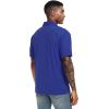 imageMens Golf Polo Shirts UPF 50 Short Sleeve Dri Fit Polos Stretch Performance Collared Golf Casual Work Business WearDeep Royal Blue