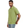 imageMens Golf Polo Shirts UPF 50 Short Sleeve Dri Fit Polos Stretch Performance Collared Golf Casual Work Business WearLight Moss Green