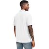 imageMens Short Sleeve Polo Shirts RegularFit Moisture Wicking Golf Shirt Stretch Solid Color Tees Golf Athletic Casual Stylish Tops White