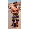 imageMens Swim Trunks Hawaiian Bathing Mesh Lining Suit Swimsuits Beach Shorts with PocketsBlackcoconut Grove