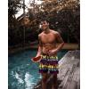 imageMens Swim Trunks Hawaiian Bathing Mesh Lining Suit Swimsuits Beach Shorts with PocketsBlackcoconut Grove