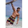 imageMens Swim Trunks Hawaiian Bathing Mesh Lining Suit Swimsuits Beach Shorts with PocketsBlackcoconut Grove