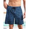 imageMens Swim Trunks Hawaiian Bathing Mesh Lining Suit Swimsuits Beach Shorts with PocketsBluesquare Fish