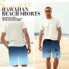 imageMens Swim Trunks Hawaiian Bathing Mesh Lining Suit Swimsuits Beach Shorts with PocketsColor Rampblue