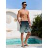 imageMens Swim Trunks Hawaiian Bathing Mesh Lining Suit Swimsuits Beach Shorts with PocketsColor Rampgreen