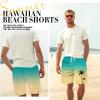imageMens Swim Trunks Hawaiian Bathing Mesh Lining Suit Swimsuits Beach Shorts with PocketsColor Rampyellow