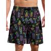 imageMens Swim Trunks Hawaiian Bathing Mesh Lining Suit Swimsuits Beach Shorts with PocketsFruit Drink