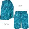 imageMens Swim Trunks Hawaiian Bathing Mesh Lining Suit Swimsuits Beach Shorts with PocketsLake Blue Palm Tree