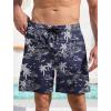 imageMens Swim Trunks Hawaiian Bathing Mesh Lining Suit Swimsuits Beach Shorts with PocketsNavytree