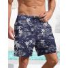 imageMens Swim Trunks Hawaiian Bathing Mesh Lining Suit Swimsuits Beach Shorts with PocketsNavytree