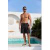 imageMens Swim Trunks Hawaiian Bathing Mesh Lining Suit Swimsuits Beach Shorts with PocketsPink Flamingo