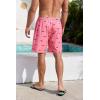 imageMens Swim Trunks Hawaiian Bathing Mesh Lining Suit Swimsuits Beach Shorts with PocketsShark