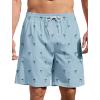 imageMens Swim Trunks Hawaiian Bathing Mesh Lining Suit Swimsuits Beach Shorts with PocketsSmall Palm Tree