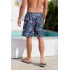 imageMens Swim Trunks Hawaiian Bathing Mesh Lining Suit Swimsuits Beach Shorts with PocketsStarfish and Shells