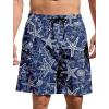 imageMens Swim Trunks Hawaiian Bathing Mesh Lining Suit Swimsuits Beach Shorts with PocketsStarfish and Shells