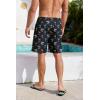imageMens Swim Trunks Hawaiian Bathing Mesh Lining Suit Swimsuits Beach Shorts with PocketsSunset and Palm Tree