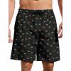 imageMens Swim Trunks Hawaiian Bathing Mesh Lining Suit Swimsuits Beach Shorts with PocketsUmbrella