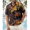 imageMens Vintage Bowling Shirt 1950s Retro Rockabilly Style Short Sleeve Button Down Music Hawaiian ShirtsHalloweenvillage