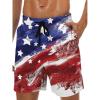 imageLzzidou Mens American Flag Swim Trunks USA 4th of July Patriotic Board Shorts Quick Dry Lined Beach ShortsPatrioticusa Flag