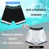 imageBoys Swim Trunks with Compression Liner Boys Stretch Swim Shorts Quick Dry 2 in 1 Beach Shorts 417 Y80s Dinosaur