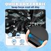 imageBoys Swim Trunks with Compression Liner Boys Stretch Swim Shorts Quick Dry 2 in 1 Beach Shorts 417 YBlack Galaxy