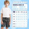 imageBoys Swim Trunks with Compression Liner Boys Stretch Swim Shorts Quick Dry 2 in 1 Beach Shorts 417 YBlack Galaxy